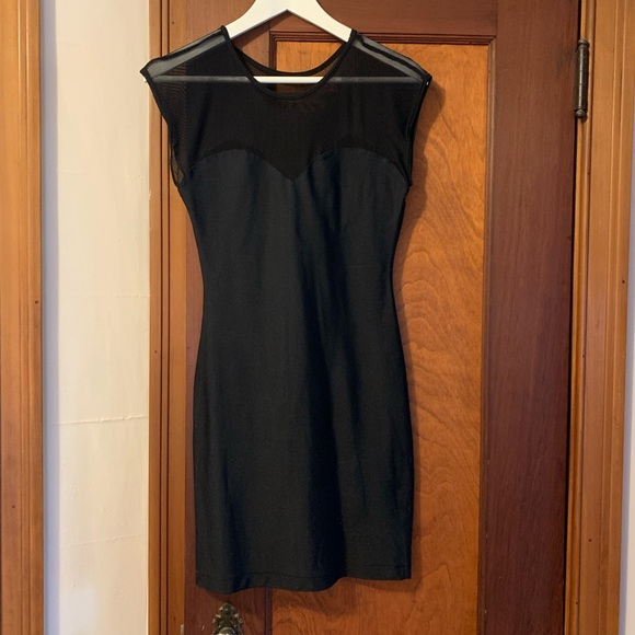 American Apparel Black Sweetheart Dress
